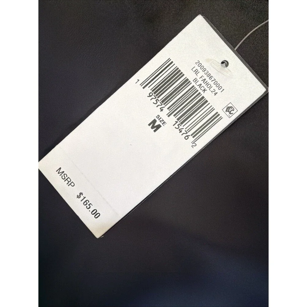 Lauren Ralph Lauren Womens Wide-Leg drawcord waist Satin Charmeuse Pants Black M - Picture 7 of 12